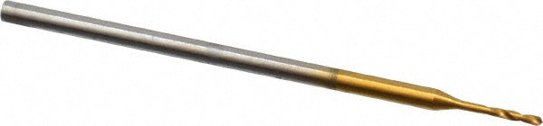 0.0169" Cobalt Drill Bit, TiN, 118° point - Guhring 9006600004300