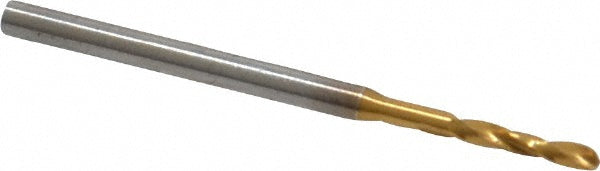0.0425" Cobalt Drill Bit, TiN, 118° point - Guhring 9006600010800