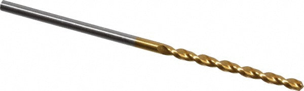 0.0610" High Speed Steel Drill Bit, TiN, 130° point - Guhring 9006520015500