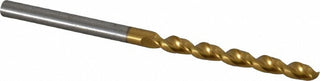0.1299" High Speed Steel Drill Bit, TiN, 130° point - Guhring 9006520033000