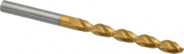 0.2362" High Speed Steel Drill Bit, TiN, 130° point - Guhring 9006520060000