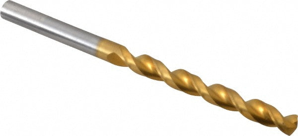 0.2520" High Speed Steel Drill Bit, TiN, 130° point - Guhring 9006520064000