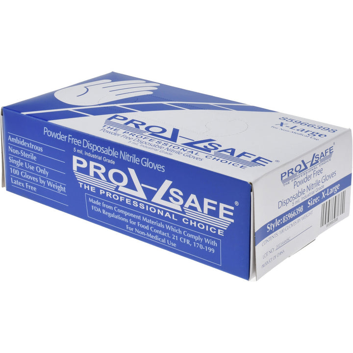 Blue Nitrile Gloves - PRO-SAFE D5000XL