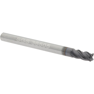 1/8" 4-Flute Solid Carbide Corner Radius End Mill, TX - SGS 36505