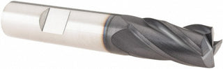 1/2" 4-Flute Solid Carbide Corner Radius End Mill, AlTiN - SGS 38174