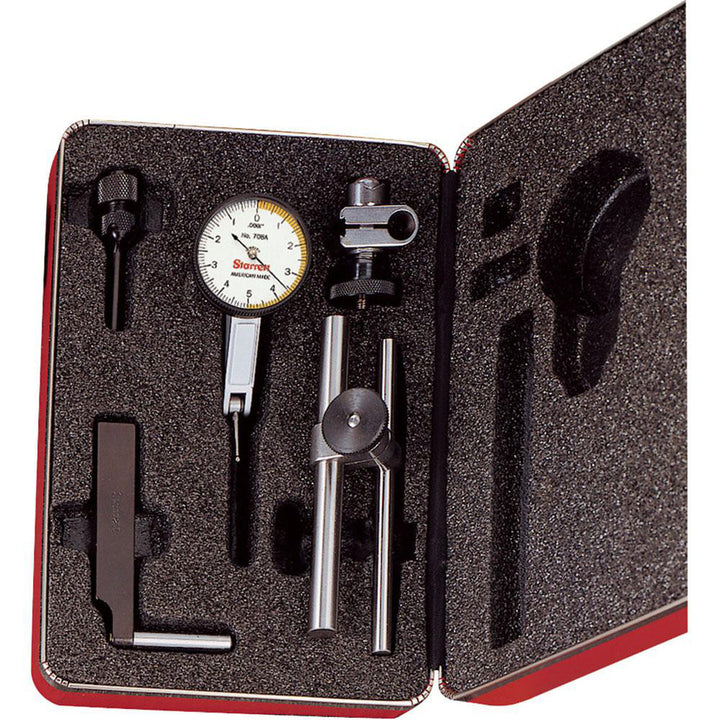 0.0100" 7-Piece Dial Indicator, 0.000100" grad - Starrett 64217