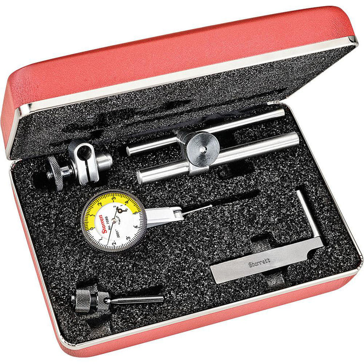 0.0200" 7-Piece Dial Indicator, 0.000100" grad - Starrett 64218