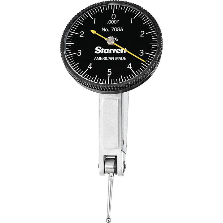0.0100" Dial Indicator, 0.000100" grad - Starrett 64607