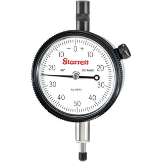 0.2500" Dial Indicator, 0.001000" grad - Starrett 53240