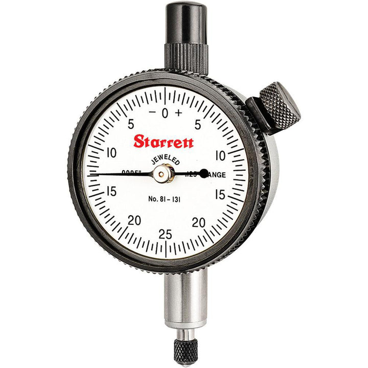 0.1250" Dial Indicator, 0.000500" grad - Starrett 53388
