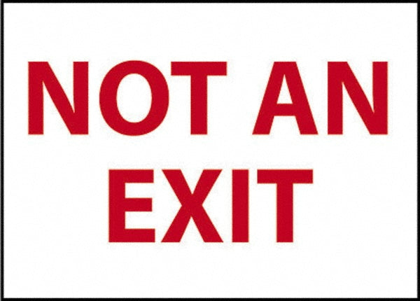Not an Exit Sign - AccuformNMC M27RB