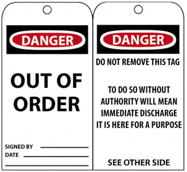 DANGER Tag - AccuformNMC RPT25
