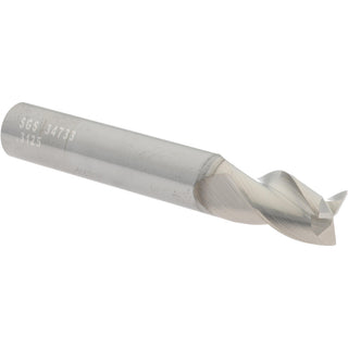 5/16" 3-Flute Solid Carbide Square End Mill, TiB2 - SGS 34733