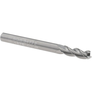 3/16" 3-Flute Solid Carbide Corner Radius End Mill - SGS 34772