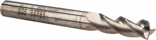 1/4" 3-Flute Solid Carbide Corner Radius End Mill, TIB2 - SGS 34795