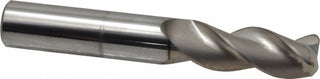 1/2" 3-Flute Solid Carbide Corner Radius End Mill, TIB2 - SGS 34803