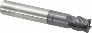 7/16" 4-Flute Solid Carbide Corner Radius End Mill, TX - SGS 36785