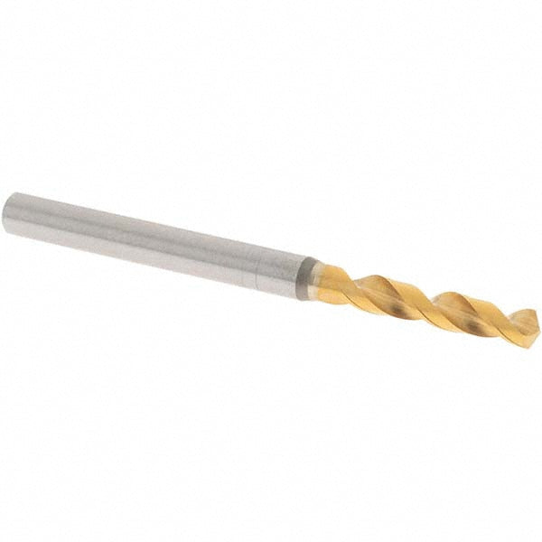 0.1339" High Speed Steel Screw Machine Drill Bit, Coated, 130° point - OSG 61534