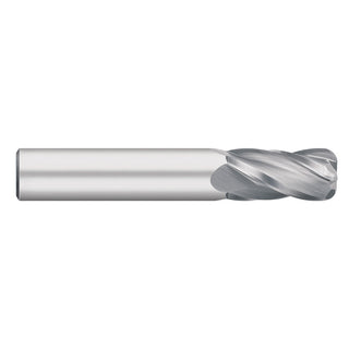 3/8" 4-Flute Solid Carbide Corner Radius End Mill - Titan USA TC74043