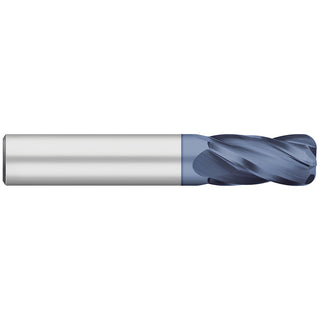 5/8" 4-Flute Solid Carbide Corner Radius End Mill - Titan USA TC73862