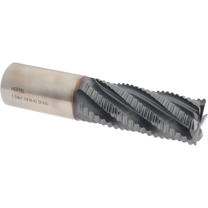 1.2500" 6-Flute Cobalt Single End Mill, TiCN - Hertel 87144523