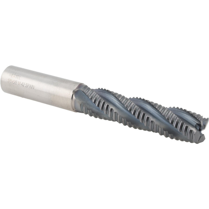 0.625" 4-Flute Cobalt Roughing End Mill, TiCN - Hertel 87144663