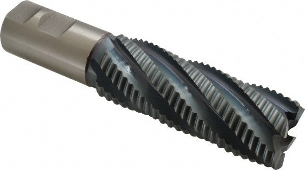 1.5000" 6-Flute Cobalt Single End Mill, TiCN - Hertel 87144796