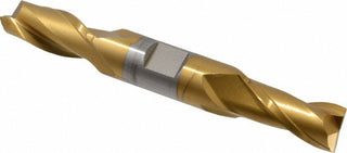 9/16" 2-Flute Cobalt Square End Mill, TiN - Hertel E4050036