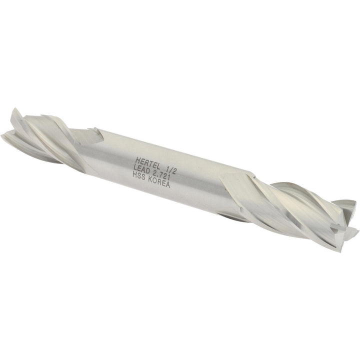 1/2" 4-Flute High Speed Steel Square End Mill - Hertel E1053032