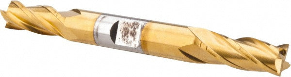 11/32" 4-Flute High Speed Steel Square End Mill, TiN - Hertel E8053022