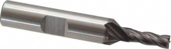 3/16" 4-Flute High Speed Steel Square End Mill, TiCN - Cleveland C33244
