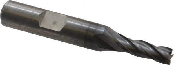 15/64" 4-Flute High Speed Steel Square End Mill, TiCN - Cleveland C33247