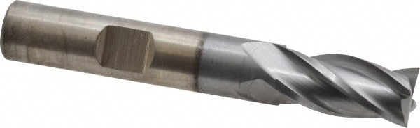 3/8" 4-Flute High Speed Steel Square End Mill, TiCN - Cleveland C33256
