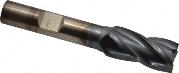 1/2" 4-Flute High Speed Steel Square End Mill, TiCN - Cleveland C33264