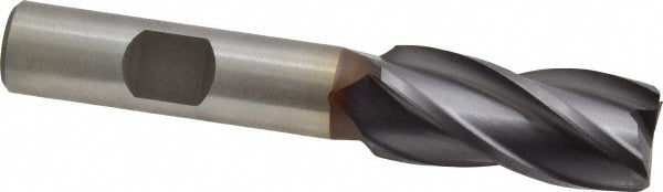 5/8" 4-Flute High Speed Steel Square End Mill, TiCN - Cleveland C33269