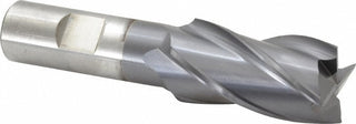 1" 4-Flute High Speed Steel Square End Mill, TiCN - Cleveland C33288