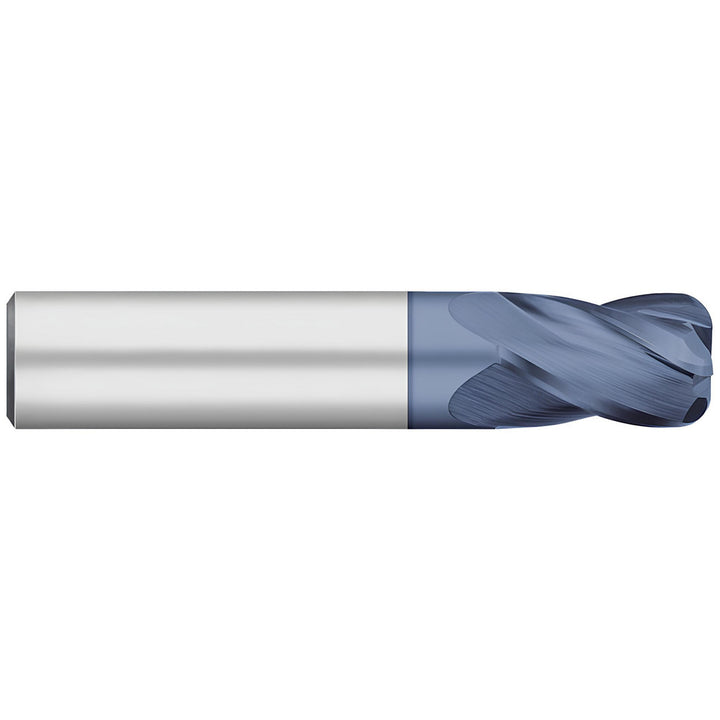 3/16" 4-Flute Solid Carbide Corner Radius End Mill, AlTiN - Titan USA TC73911