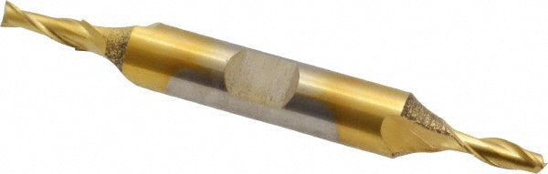 5/32" 2-Flute High Speed Steel Square End Mill, TiN - Cleveland C33650