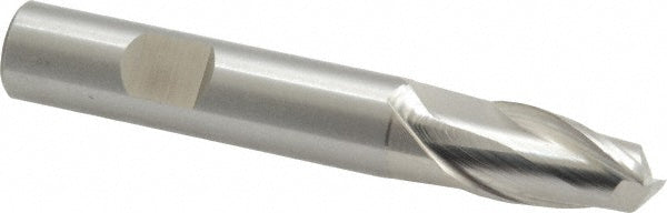 31/64" 2-Flute High Speed Steel Square End Mill - Cleveland C33746