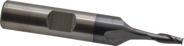 1/8" 2-Flute High Speed Steel Square End Mill, TiCN - Cleveland C33803