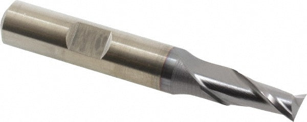 9/32" 2-Flute High Speed Steel Square End Mill, TiCN - Cleveland C33812