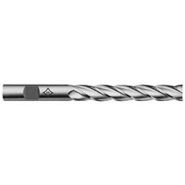 9/32" 4-Flute High Speed Steel Square End Mill, TiN - Cleveland C33441