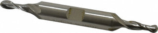 3/16" 2-Flute High Speed Steel Ball End Mill - Cleveland C42186
