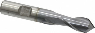 1/2" 2-Flute High Speed Steel Drill Mill End Mill, TiCN - Cleveland C40523