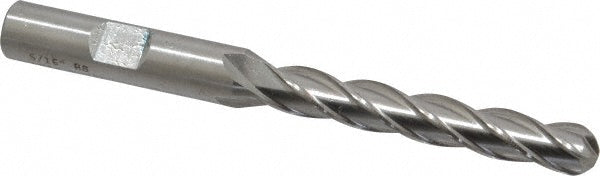 5/16" 4-Flute High Speed Steel Ball End Mill - Cleveland C33345
