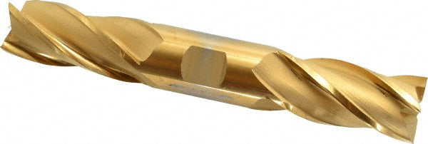 1" 4-Flute High Speed Steel Square End Mill, TiN - Cleveland C33099