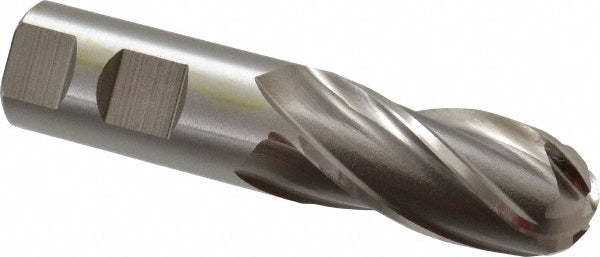 1" 4-Flute High Speed Steel Ball End Mill - Cleveland C41308