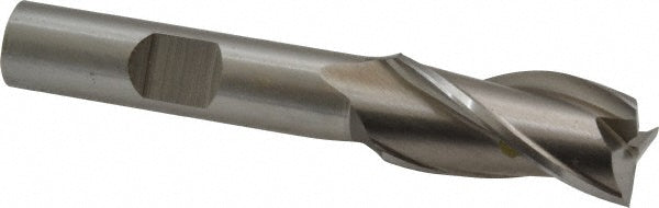 1/2" 3-Flute High Speed Steel Square End Mill - Cleveland C39650