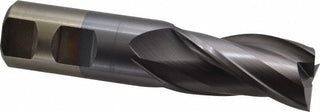 1" 3-Flute High Speed Steel Square End Mill, TiCN - Cleveland C39722
