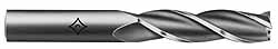 7/8" 3-Flute High Speed Steel Square End Mill, TiCN - Cleveland C39788